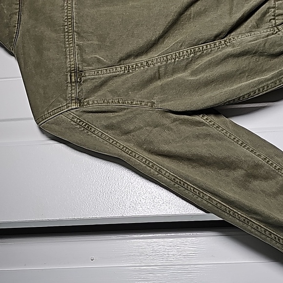 Lucky Brand XS olive green cinch waist bomber jacket - Picture 14 of 16